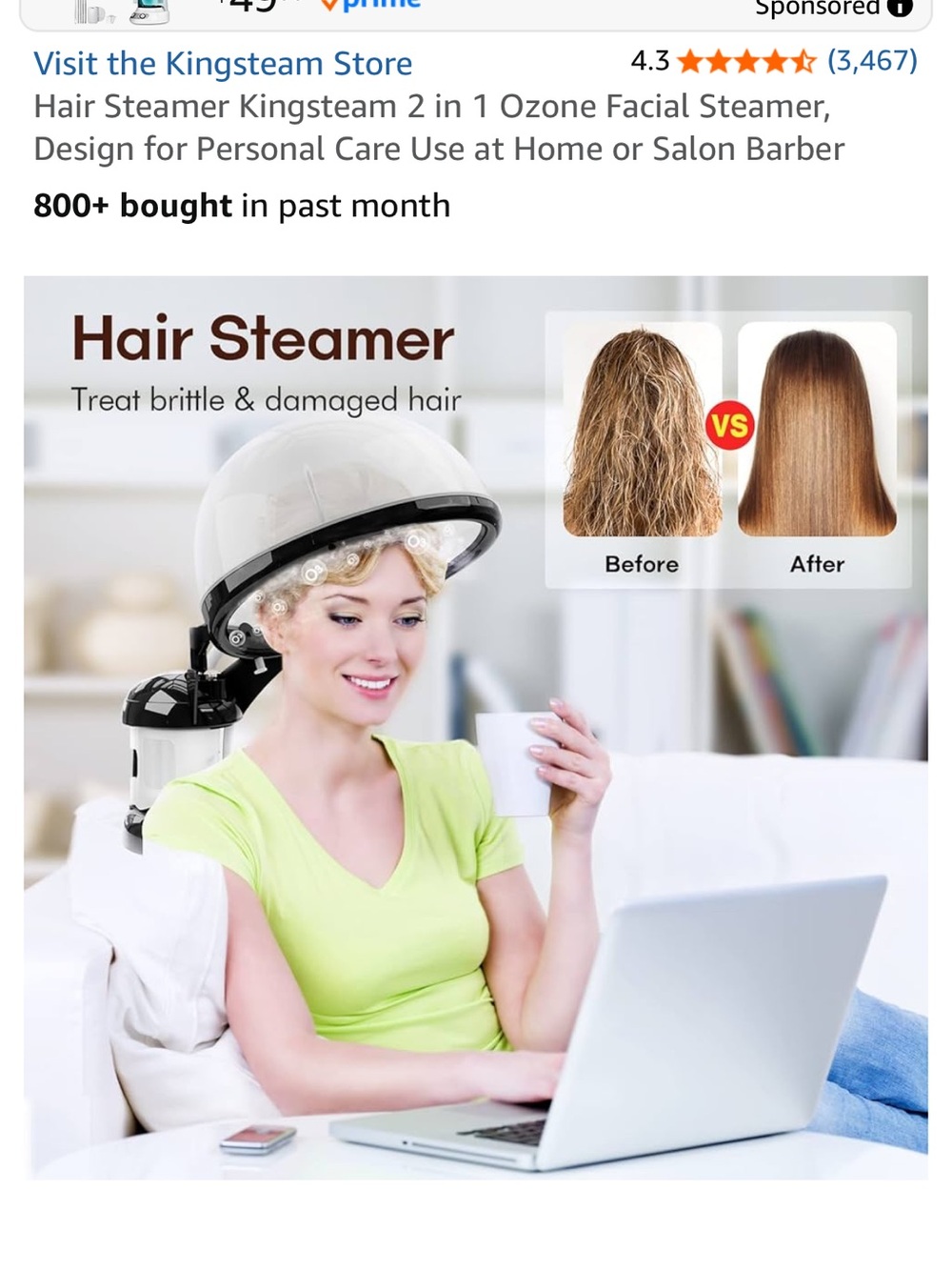 Hair and Beauty Steamer - Picture 2 of 5